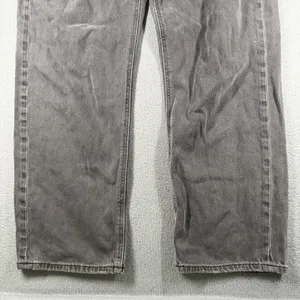 American Eagle 90s Boyfriend Jeans Womens 8 Faded Black High Rise Distressed thumbnail 2
