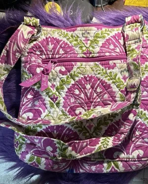 Vera Bradley Julep Tulip 100% Cotton Crossbody Hobo Sachel bag purse thumbnail 1