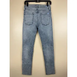 7 For All Mankind Women Skinny Jeans Light Blue Denim Mid Rise Size 26x30 thumbnail 5