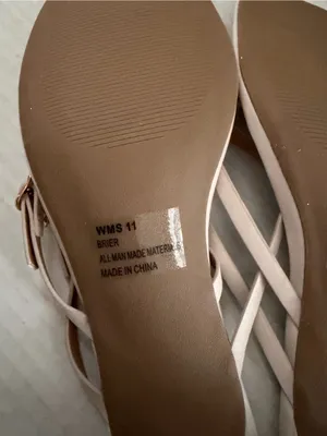 Dolce Vita Brier Thong Kitten Heel Ivory Slides Sandals Women’s Size 11 NEW thumbnail 5