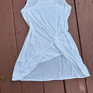 Victoria’s Secret white beach cover up tank S thumbnail 3