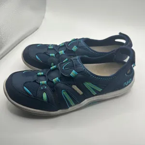 Ryka Hula Navy Blue Teal Walking Sandals Water Shoes Womens 7M Bungee Strap thumbnail 2