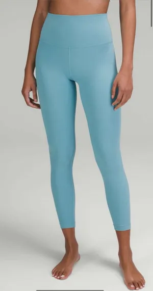 Lululemon Align High-Rise Pant 25" Tidal Teal‎ Size 12 thumbnail 1