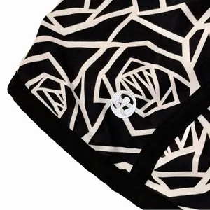 Lululemon Tracker Short III 4-way Stretch Posey Black/White Size 4 thumbnail 8