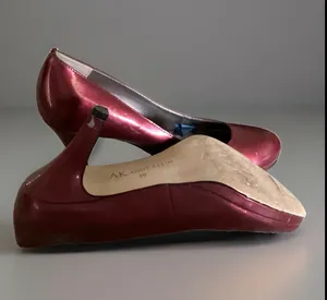 Anne Klein Burgundy Heels Size 6 thumbnail 3