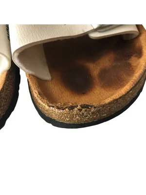 Birkenstock Madrid Single-Strap Sandals Relax White 38 Women's 7 thumbnail 3
