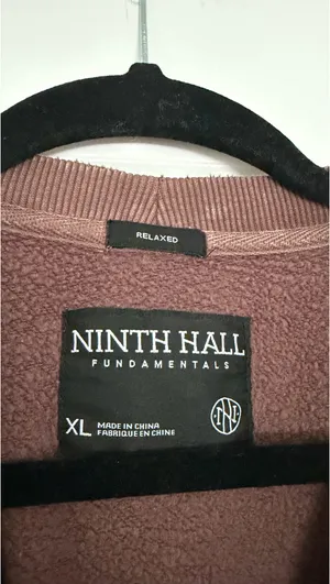 Washed Brown Relaxed Boxy Crewneck thumbnail 6