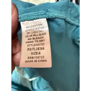 Umgee Ombre Tiered Swing Dress Blue Green Sleeveless Beachy Boho‎ Size S thumbnail 7
