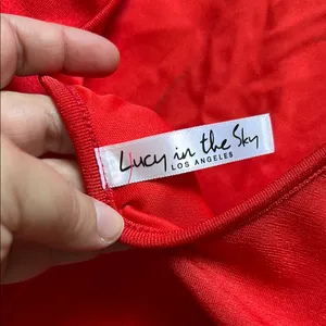 Lucy in the Sky Red Mini Dress thumbnail 7