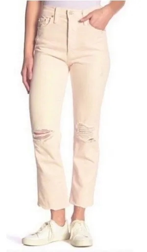 Mother Women's The Tomcat Chew Jeans Peach Wash Button Fly Size 25 thumbnail 1