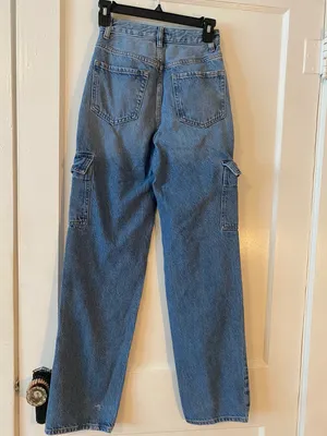 PacSun Baggy Straight Jeans with Zip-Up Pockets thumbnail 2