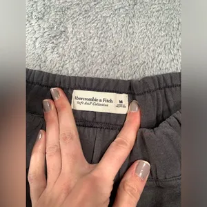 Abercrombie & fitch Gray Jogger Pants soft a&f collection medium thumbnail 4