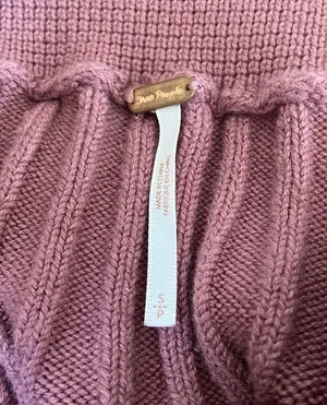 Free People Mauve Knit Skirt thumbnail 3