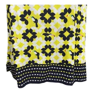 Crown & Ivy Yellow and Black Top with Tropical Tucan Bird Size L thumbnail 7