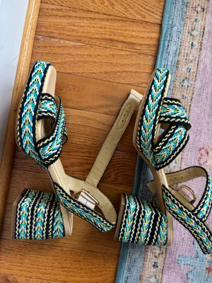 Marc Fisher Woven Heeled Sandals thumbnail 4