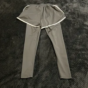 Two Pieces Set Tracksuit Bomber Jacket Sport Set Leggings Shorts Activewear Mesh thumbnail 11