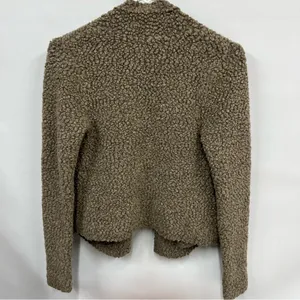 ANN TAYLOR LOFT Open Front s Cardigan wool blend soft Sweater jacket w/pockets thumbnail 2