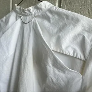 Rag & Bone Dylan Long‎ Sleeve Poplin Shirt White Size S thumbnail 9