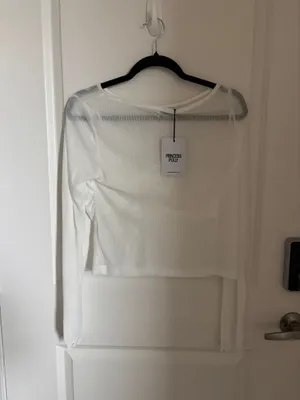 Princess Polly Top Long Sleeve White thumbnail 3