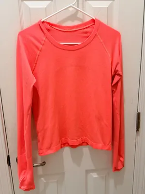 Lululemon Swiftly Tech Long-Sleeve Shirt 2.0 race length size 8 thumbnail 3