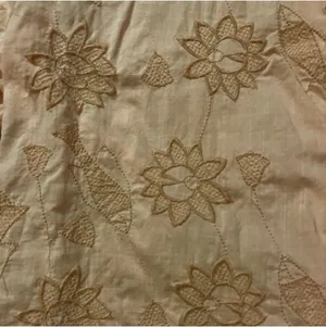 Women’s Let Me Be Pink Lotus Flower & Fish Patterned Button Down Shirt Size S thumbnail 5