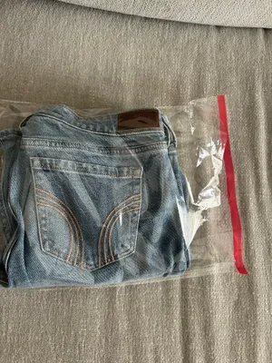 Vtg Hollister Y2K 90s Jeans Low Rise Blue 8R thumbnail 11