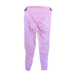 DFYNE Dynamic High Waisted Ribbed Leggings‎ Baby Pink Size Small Workout thumbnail 2