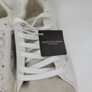 American Eagle Outfitters Sneakers Womens 8 Red White Blue‎ Plaid Shoes Fashion thumbnail 5