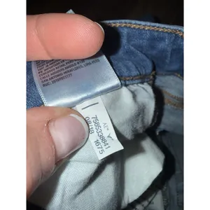 American Eagle Women's 8 Short Regular Hi‎ Rise Jegging Super Stretch Distressed thumbnail 5