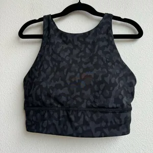 Lululemon Energy Bra High Neck Long Line *Medium Support B-D Camo Size 4 Small thumbnail 1