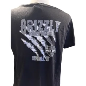 Harley-Davidson Grizzly Missoula Montana Rhinestone T-Shirt – Women’s Size L thumbnail 4