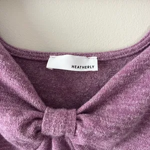 Heatherly Long Sleeve Bodysuit Purple Size XL thumbnail 2