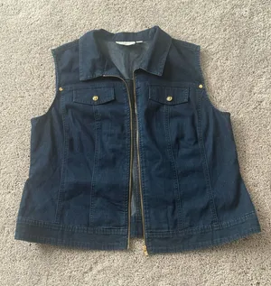 Jean Vest Blue Size L thumbnail 1