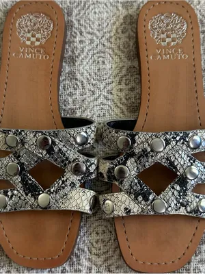 Vince Camuto Vazista Studded Slide Sandals thumbnail 2