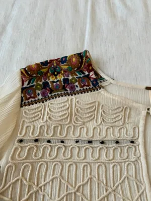 Free People Embroidered Blouse thumbnail 4