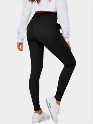 Size M (Reg) Halara High Waisted Drawstring Side Pocket Plain Jogger Pants thumbnail 2