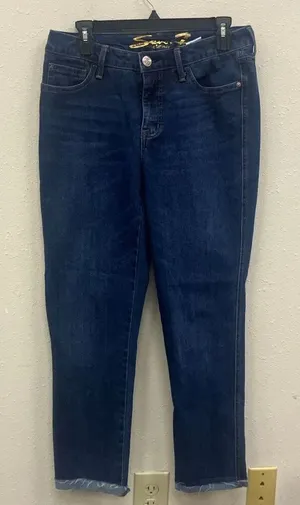 Seven7 weekend easy fit boyfriend cuffed jeans size 4 #720 thumbnail 1