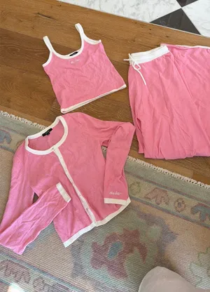 The Bar 3 piece pink set  thumbnail 1