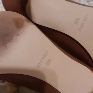 🧚‍♀️Nine West women's brown heels sz8.5 thumbnail 8