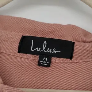 Lulus Best of All Pink‎ Long Sleeve Lace Up Dress Size Medium thumbnail 9