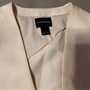 Club Monaco white wool women’s blazer size 2 thumbnail 3