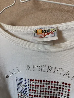 All American Grandma Flag Graphic Tee - Large thumbnail 4