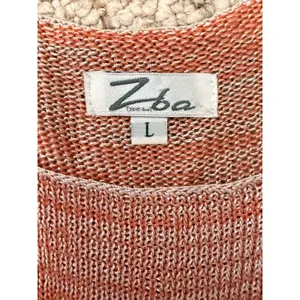 Crochet Tank Tunic Rust Brown Multicolor Ribbon Boho Hippie Eclectic L Z Ba thumbnail 4