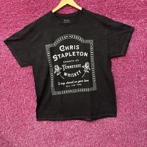 Chris Stapleton Tennessee Whiskey Black T-Shirt XL thumbnail 3