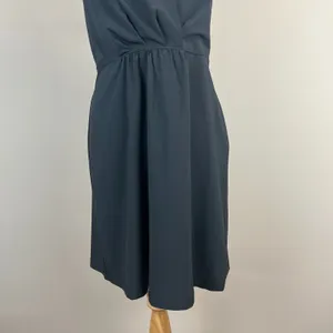 Athleta Halter Dress Womens 8 Black Athletic Go Anywhere Sundress Smocked Padded thumbnail 5