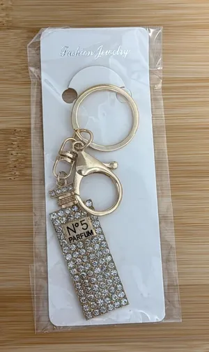 No 5 Parfum Perfume Bottle Key Chain Bag Charm NEW thumbnail 1