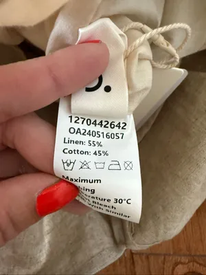 Commense NWT linen blend contrast maxi dress size M Tan Size M thumbnail 9