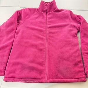 KC Collections Quilted‎ Pink Fleece Lined Jacket Women's M Full Zip Argyle flaw thumbnail 8