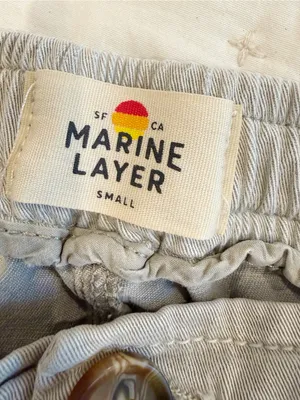MARINE LAYER Saturdays Pants in Faded Olive size Small thumbnail 6