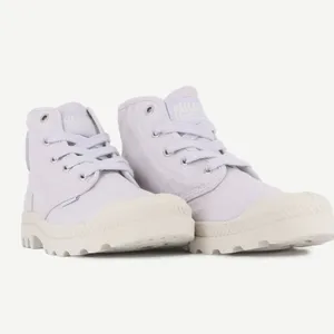 PALLADIUM PAMPA HI high top Canvas lace up boots/sneakers , size 8.5 Star White thumbnail 4